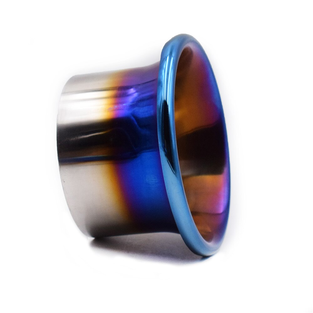 76Mm/89Mm/102Mm Titanium Blue Cold Air Intake Systeem Velocity Stack Kit Turbo Hoorn Trechter kit