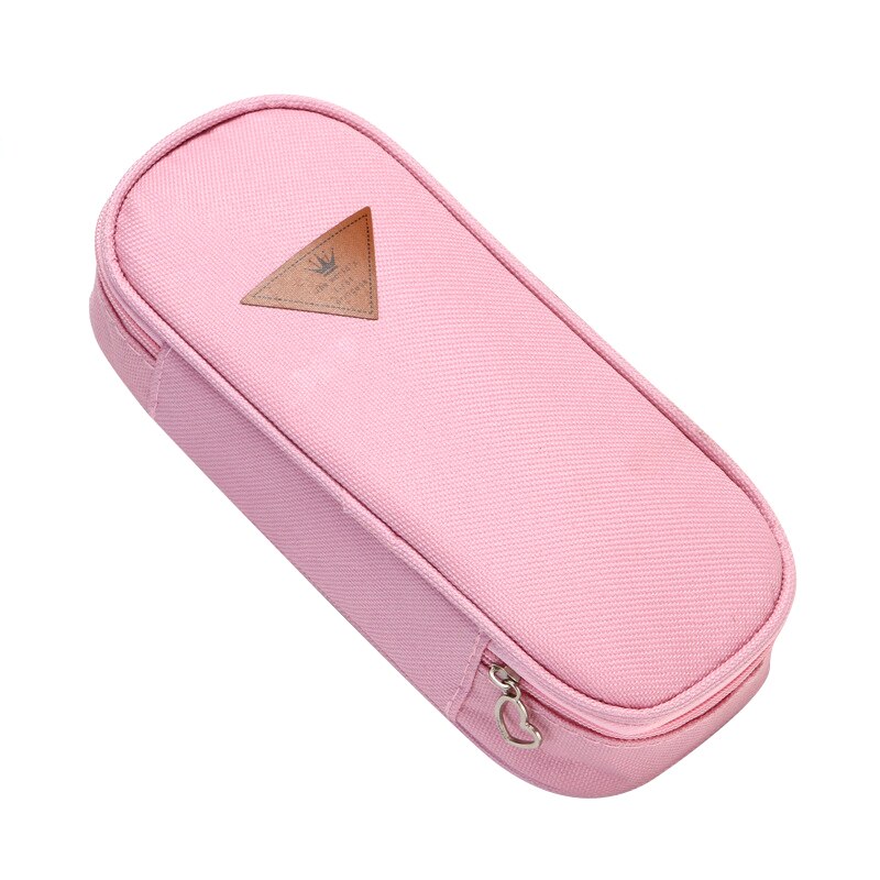 High Canvas Fabric Multifunctional Pencil Box Large Capacity Pencil Case Portable Pen Holder Kid Stationery Box
