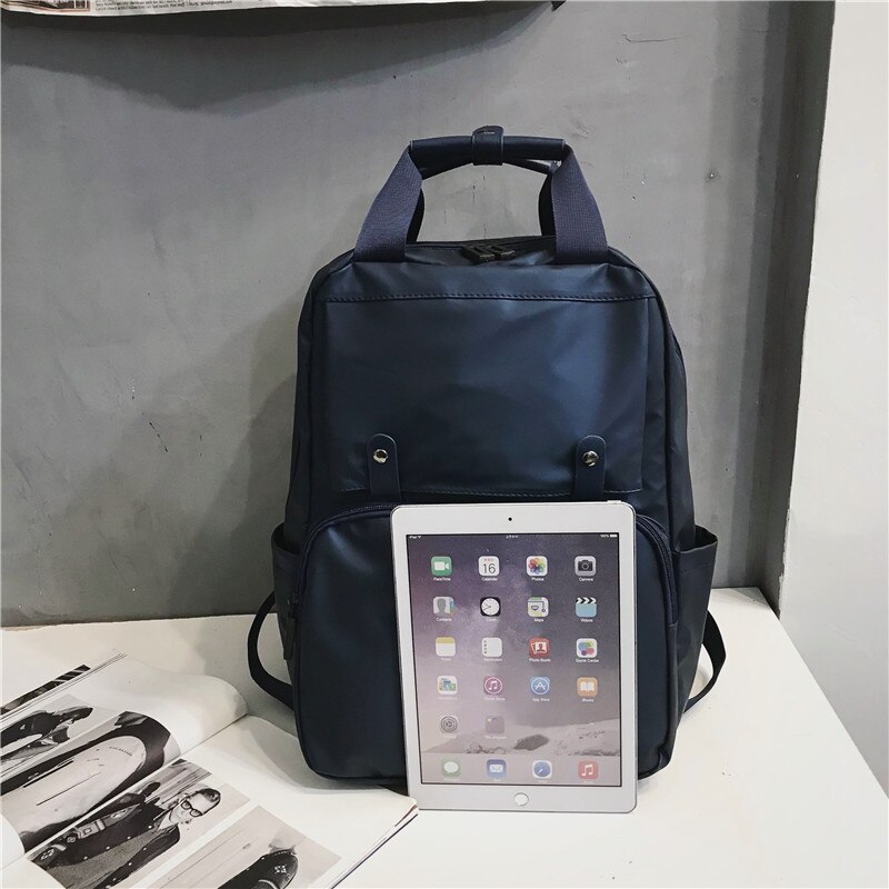 Rucksack männer Neue Fluss Junger Schüler Computer Tasche lässig Einfache Tragbare Oxford Tuch Rucksack