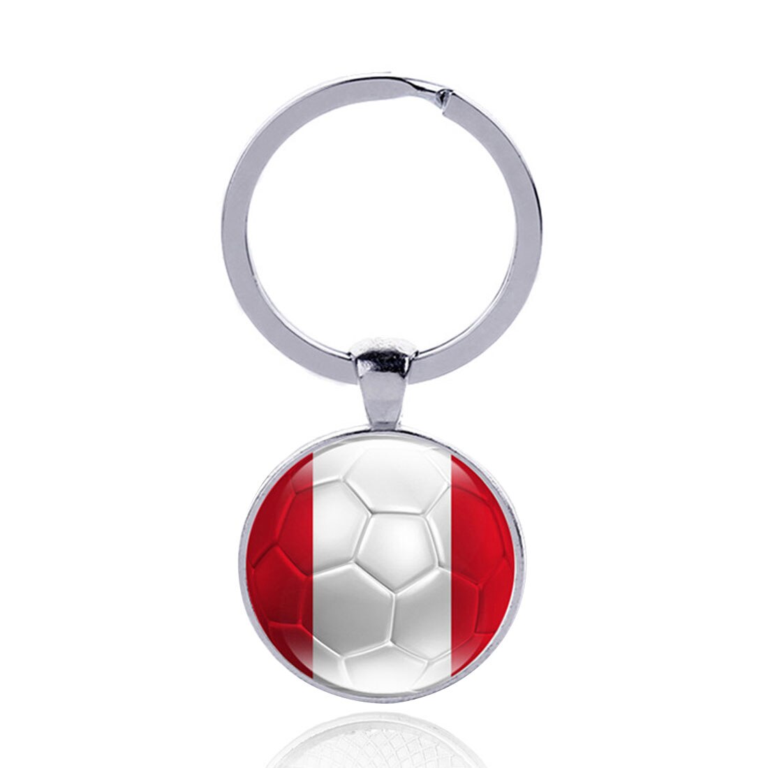 Football Keychains Key ring 32 Countries Peru Sweden Tunisia Senegal Soccer Key Chains Souvenir