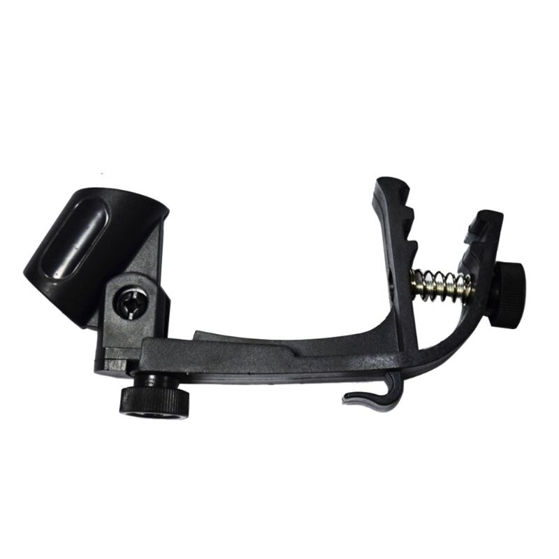 Adjustable Clip On Drum Rim Shockproof Mount Microphone Mic Clamp Stand Holder 103E