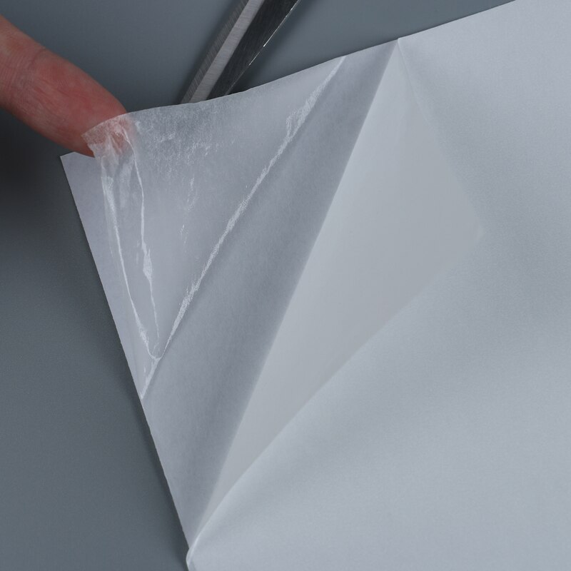 QWELL 10pcs/set Clear Double Sided Adhesive Sheets Multi-purpose DIY Scrapbooking Card Foil Stickers Making 8.5*11/6*8.5inch