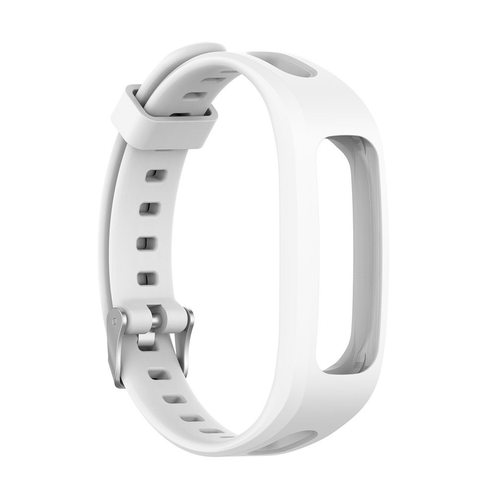 Correa de muñeca para Huawei Band 3E y 4E, pulsera inteligente para Honor Band 4, versión para correr, accesorios de reloj, pulsera de silicona suave: M / Red black