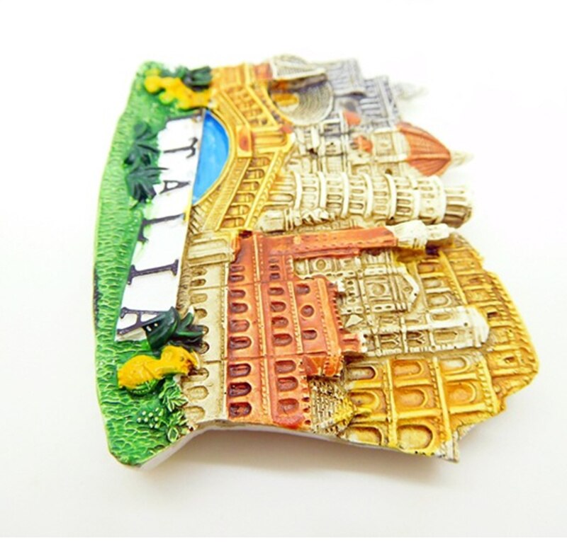3D italie venise tourisme mémorial fait à la main résine réfrigérateur aimant décoration de la maison artisanat Souvenir Collection