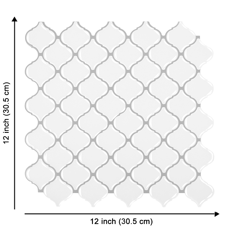 2.5mm Interior Wall Renovation Decoration Sticker Bathroom Waterproof Baffle--1 Sheet: HB502