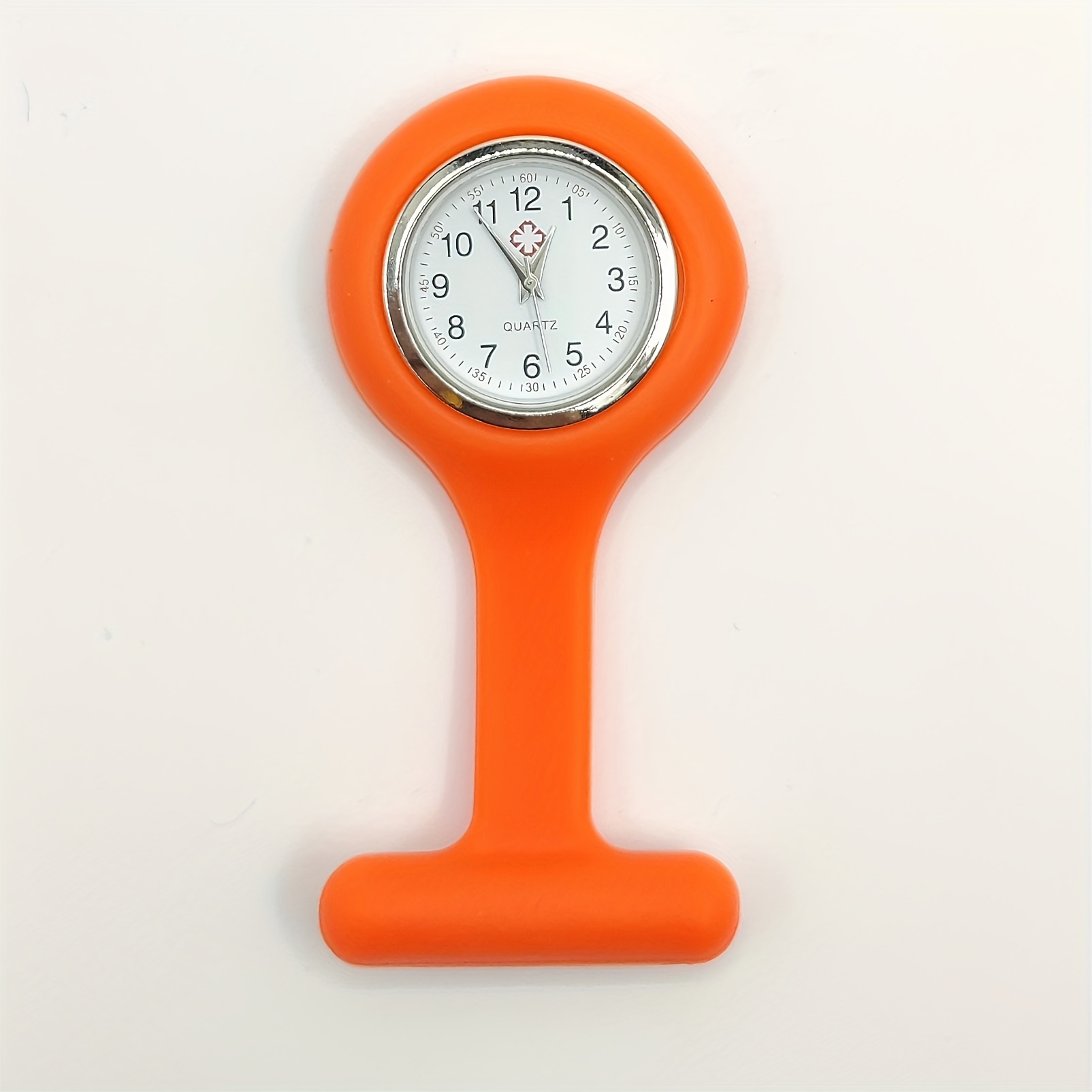 1pc silikone sygeplejerskeur enkelt, moderigtigt, sødt vægur sygeplejerske lommeur geléur: Flerfarvet