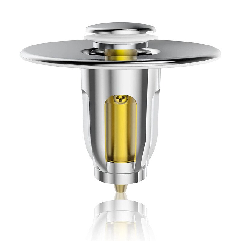 Pop-Up Kitchen Sink Plug Hair Catcher Bathroom Drain Pop-Up For Sink Plug Universal Washroom Stopper Stainless Steel Drainer: Default Title