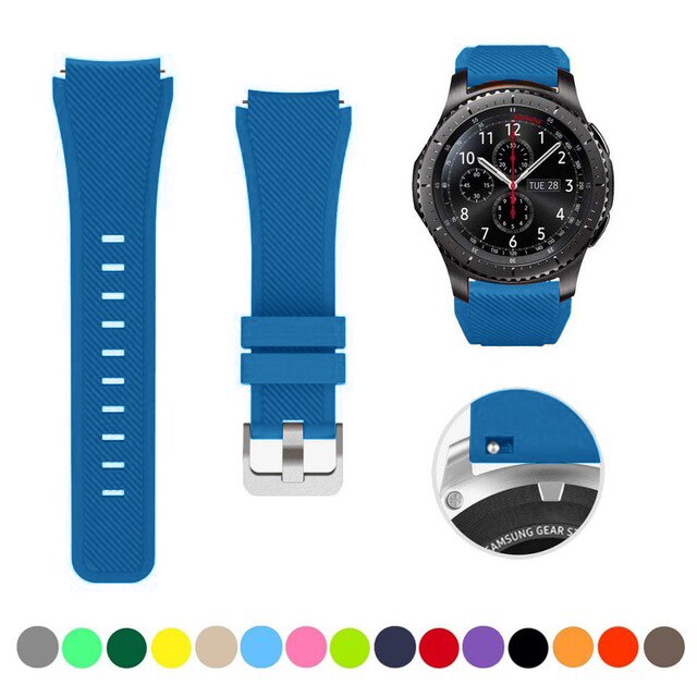 Correa para Samsung galaxy watch 3 46mm Gear S3 Frontier amazfit bip/pulsera activa 20/22mm correa de reloj Huawei watch gt 2/2e 42mm