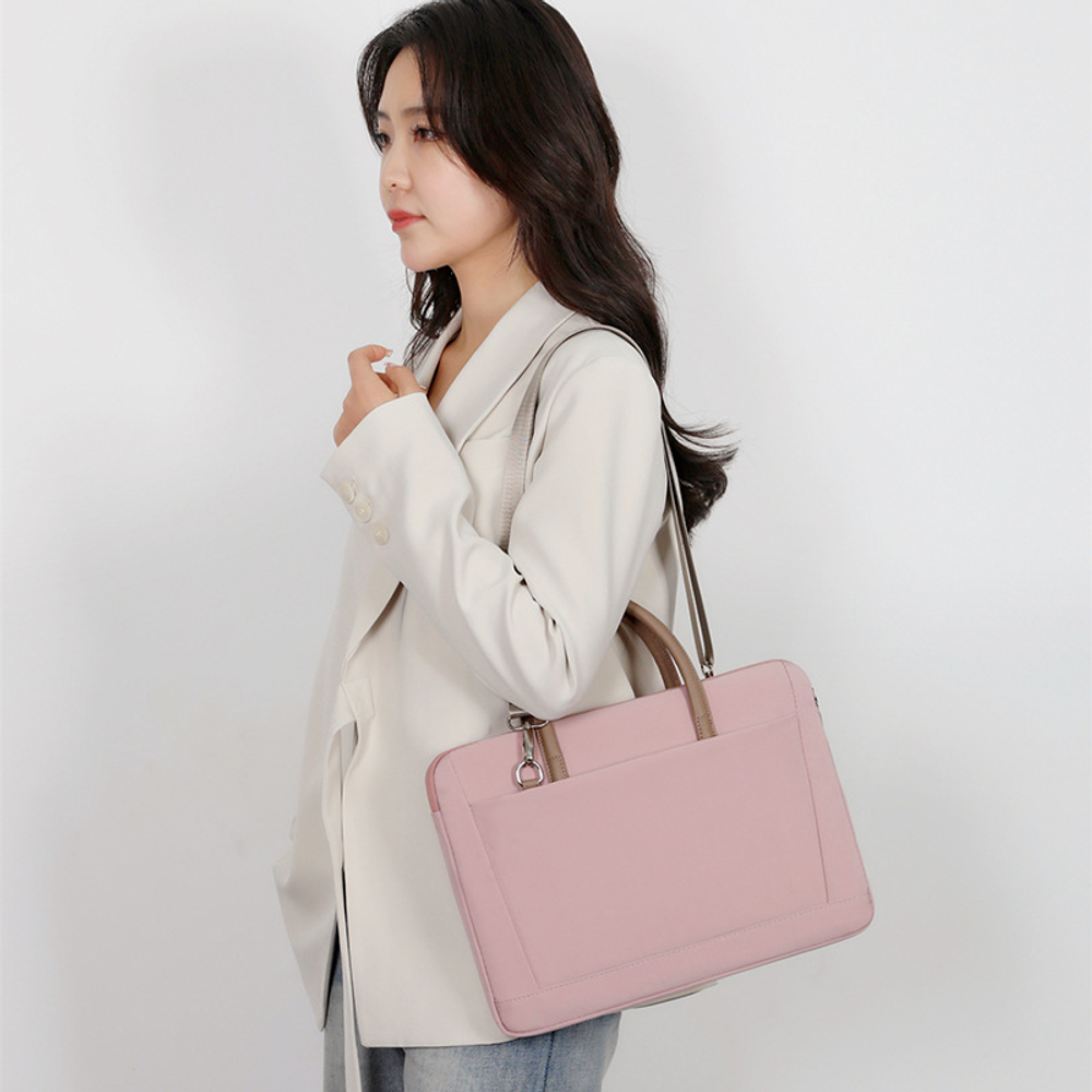 Laptop Sleeve Bag Notebook Case Pouch For 13.3 14 15.6 Inch Macbook Air Pro 16 HP Huawei Lenovo Dell Shoulder HandBag Briefcases