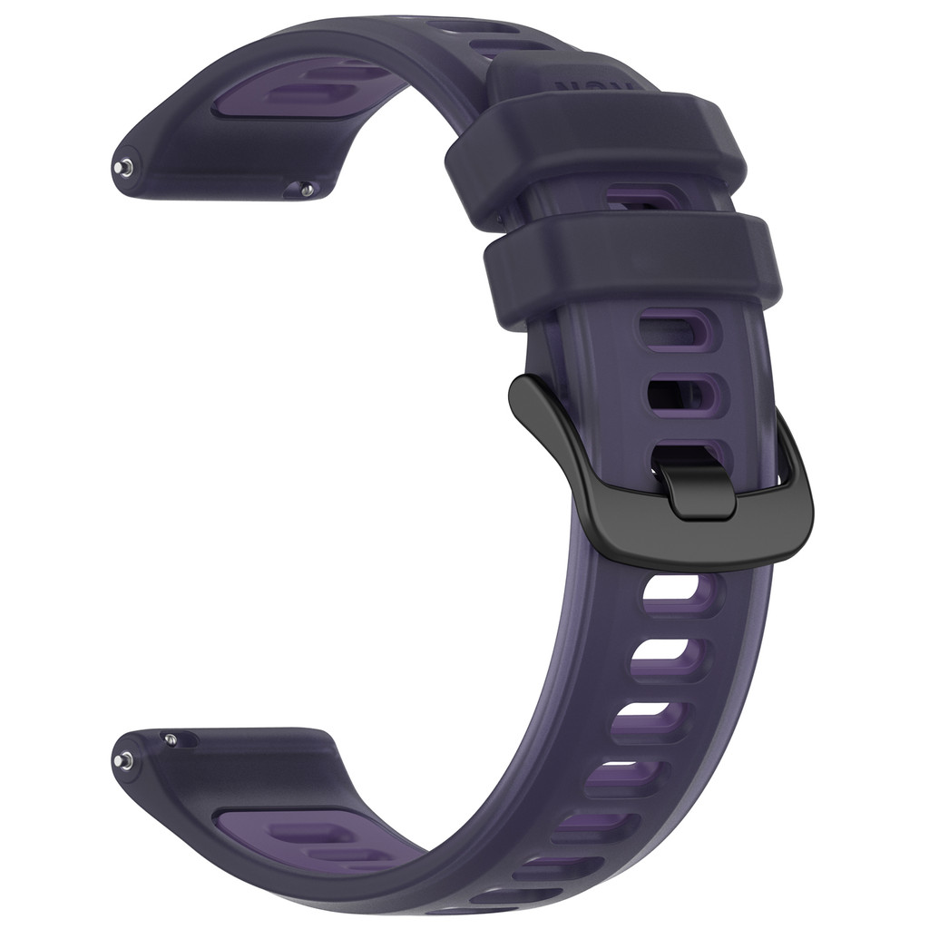 20mm 22mm Silicone Strap For Huami Amazfit Bip6 Bip5 Bip3 Bip 3 5 6 Lite S U Pro Unity Jelly Color Accessories Replacement Band: 20 / PURPLE