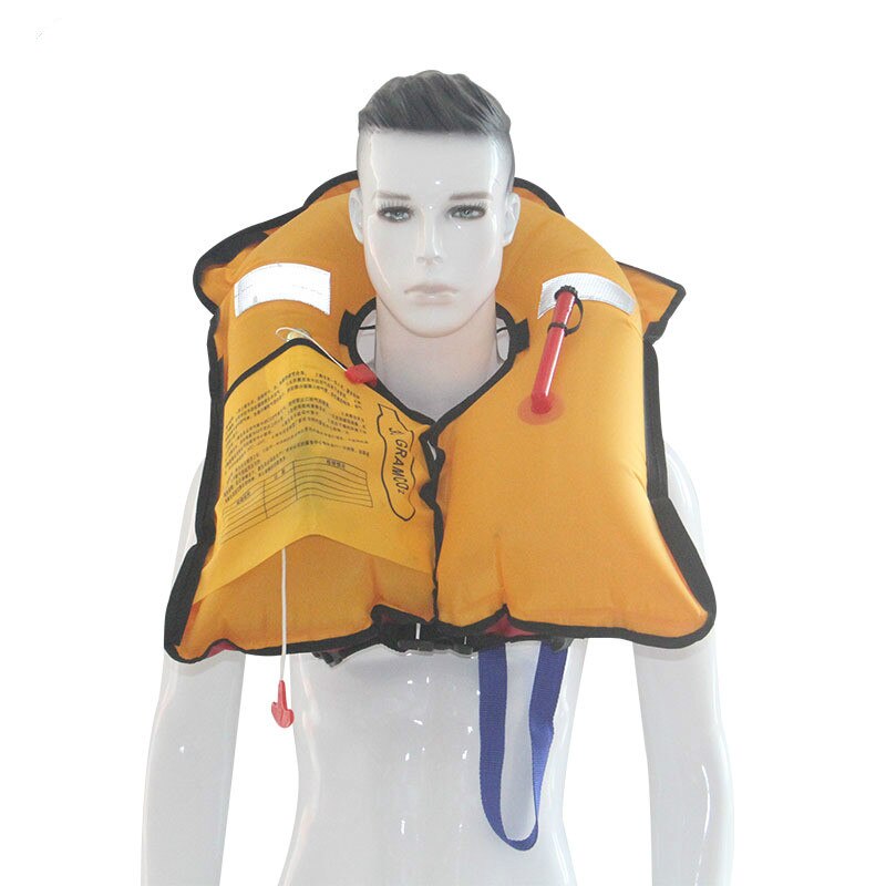 Inflatable Life Jacket Adult Swiming Fishing Life Vest Swimwear Water Sports Swimming Survival Jacket Manual type