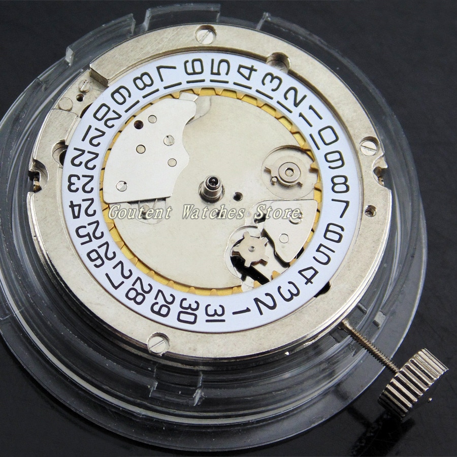 Date seagull 2551 automatisk mekanisk bevegelse passer parnis armbåndsur til menn