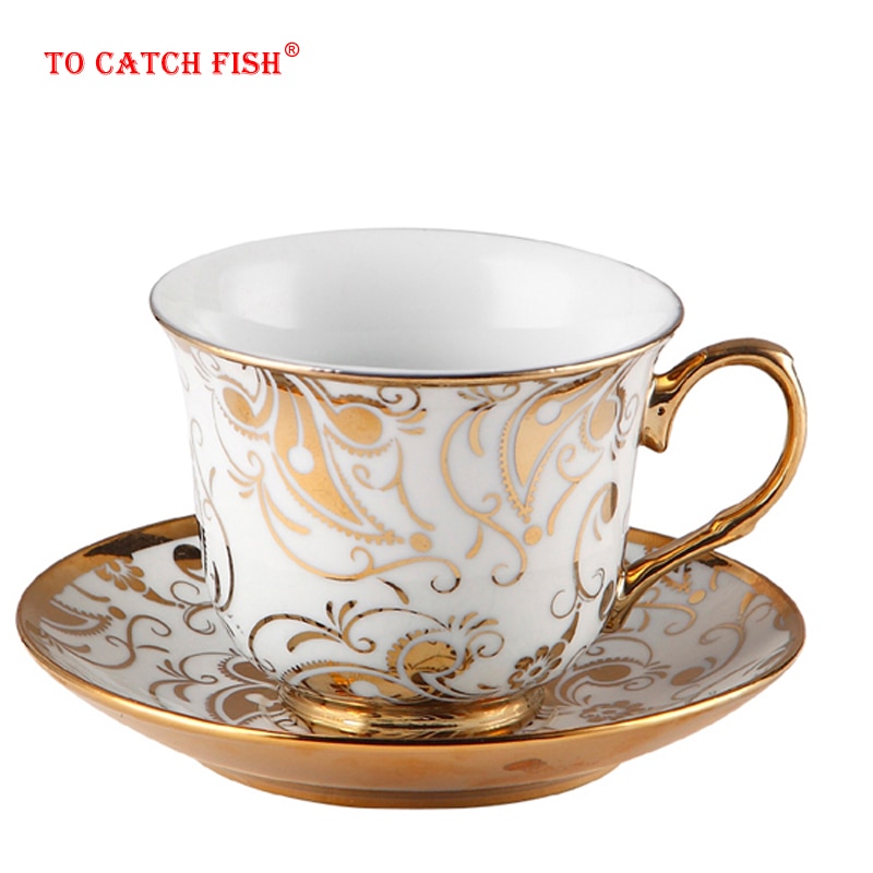 European Afternoon tea cups set,Ceramic Coffee Mug Porcelain Suit Include 1 Cup 1 saucer Chinese Tea set coffee cup