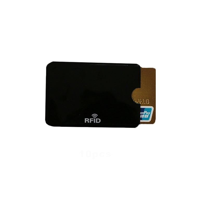 10 stk/parti anti scan rfid blocker protector kredittbankkortholder nfc skjerming kort veske beskyttelse veske veske nbag 1037
