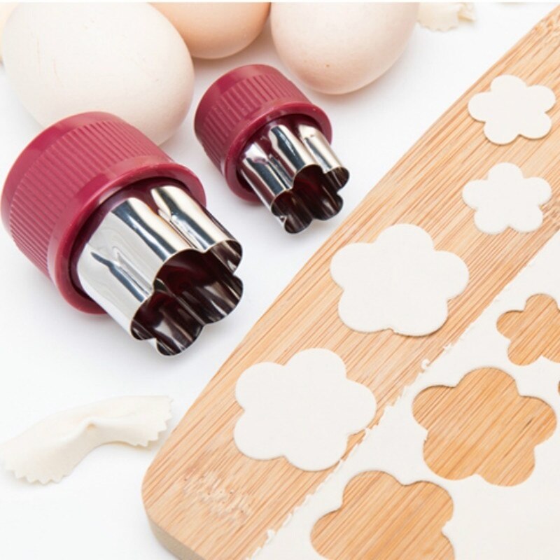 Cortador de fruta con moldes para verduras, cortador con dibujo de flores, molde de acero inoxidable para pastel, galletas, galletas, forma de corte, herramientas DIY, 8 Uds.,