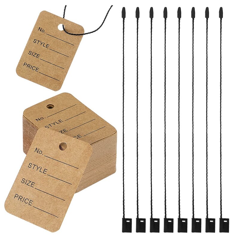 1000 Stuks Prijs Tags En Hang Tag String, Kleding Tags Voor Kleding Markering Tags Unstrung Tags Winkel Tags: Default Title