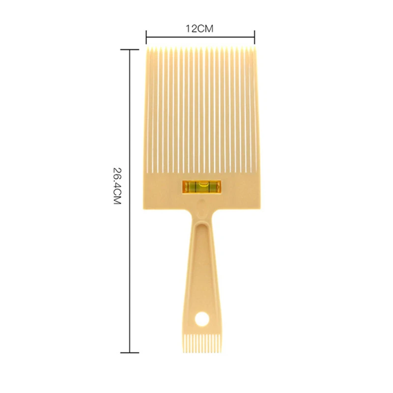 Extra Big Flattoper Comb Large Wide Fork Flat Combs with Balance Ruler Flat Topper Styling Hair Brushes Hairdressers Tool