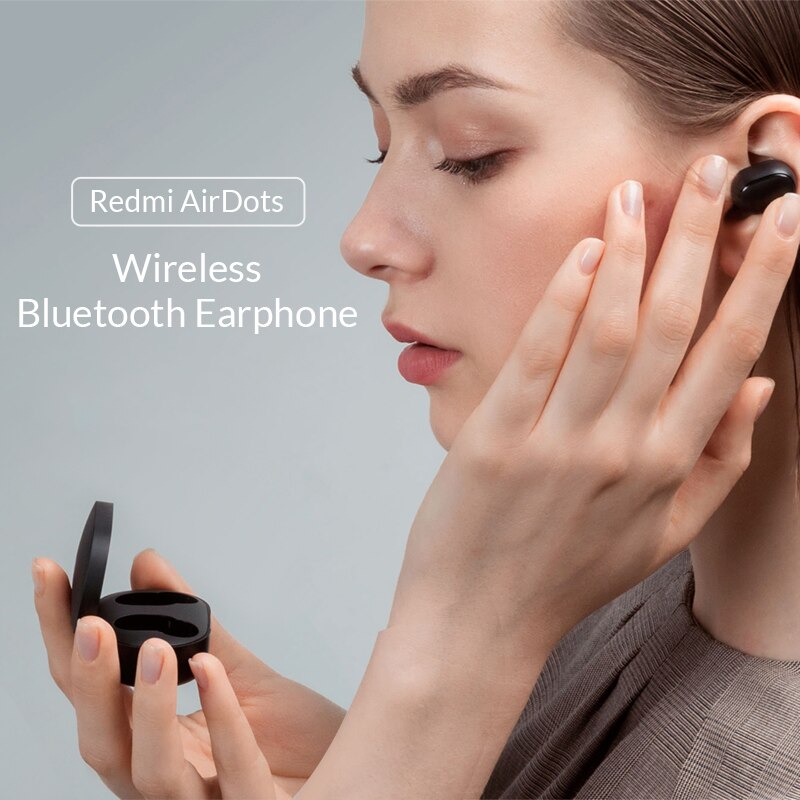 Xiaomi Redmi Airdots 2 Earbuds Tws Wireless Earphone Bluetooth 5.0 In Ear Stereo Headsets Noise Reduction With Mic Tap Control