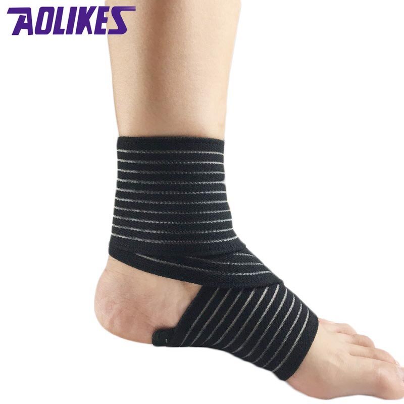 AOLIKES – Bandage de cheville élastique pour Sport, 1 pièce, pour la gymnastique, bande de protection des pieds, Support de retenue des tendons d&#39;achille, ceinture plantaire