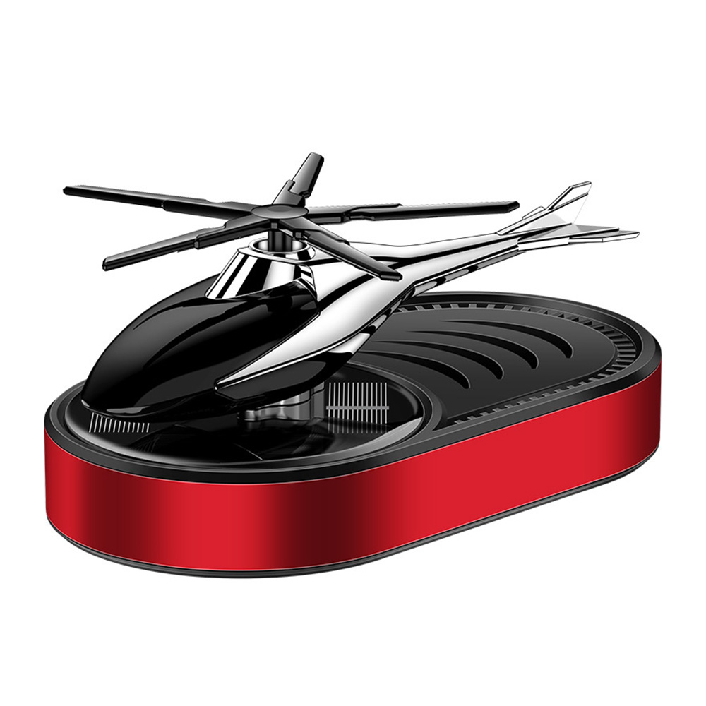 Auto Solar Flugzeug Erfrischer Auto Hubschrauber Parfüm Diffusor Auto Dekoration Drehs itz kreative Auto Pendel: Gold