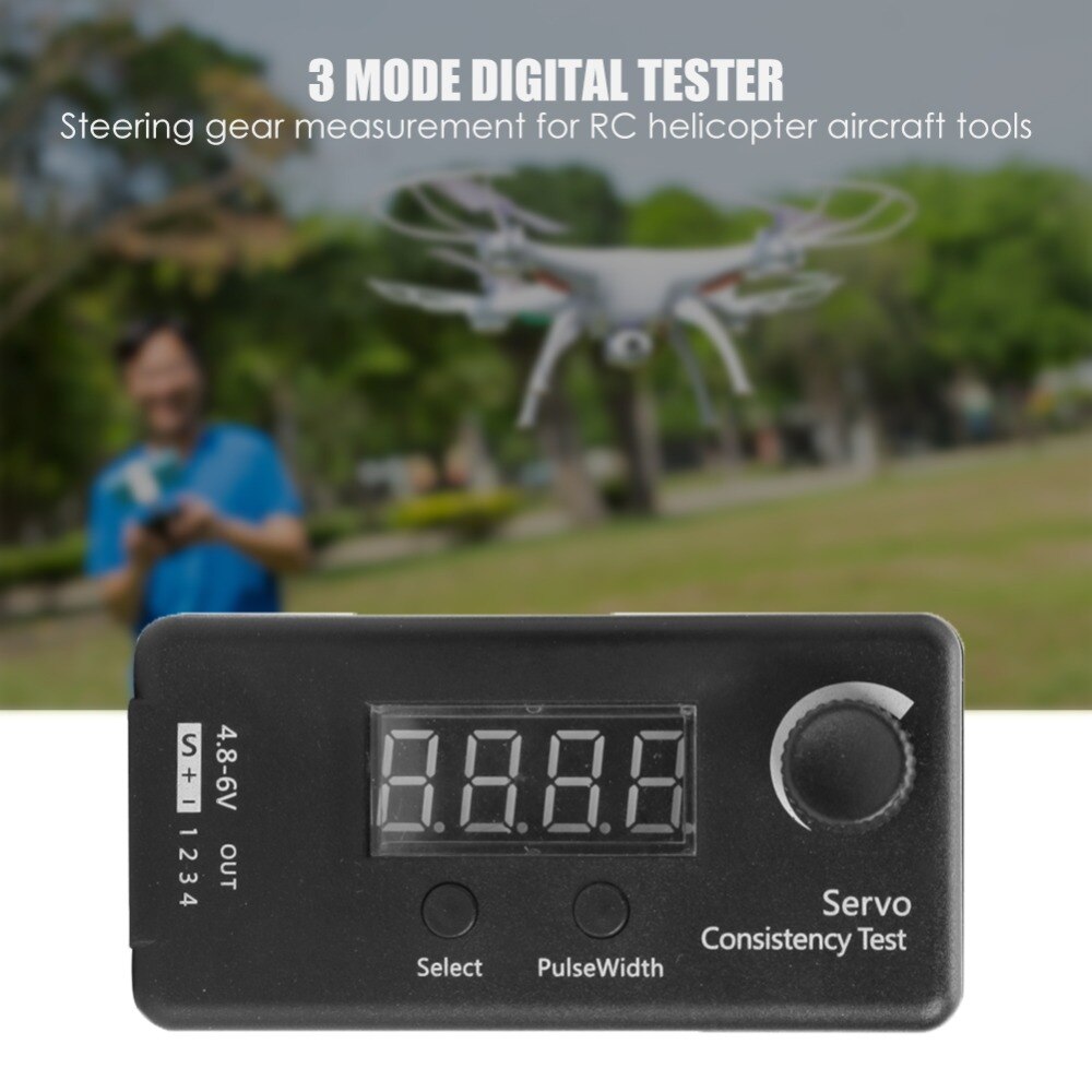 DC 4,8-6V Mini 3 Modi Digital Servo/ESC Konsistenz Tester Lenkgetriebe Messung für RC Auto werkzeug Hubschrauber Flugzeug Servo