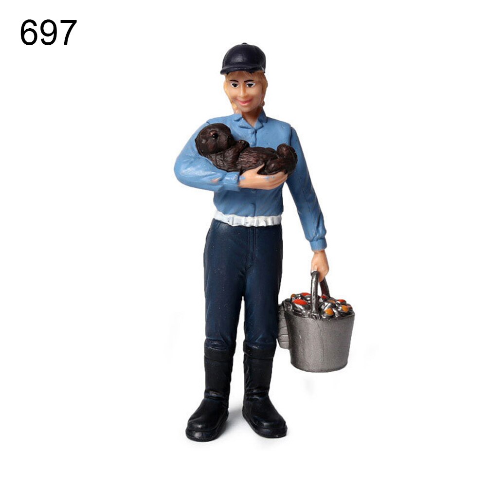 Simulazione Farm Personale Alimentatore Figurine Giocattolo Per Bambini Mini Terreni Agricoli di Paesaggio Della Decorazione Collezione Fatta A Mano Modello Per Bambini Giocattoli Educativi: I 697