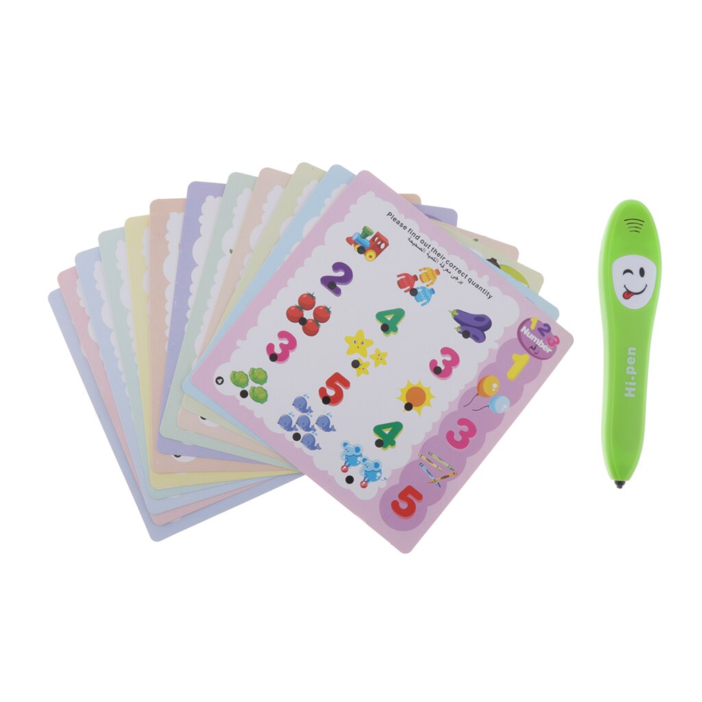 Electronic Smart Learning Pen Learning Pen With Reading Cards Education