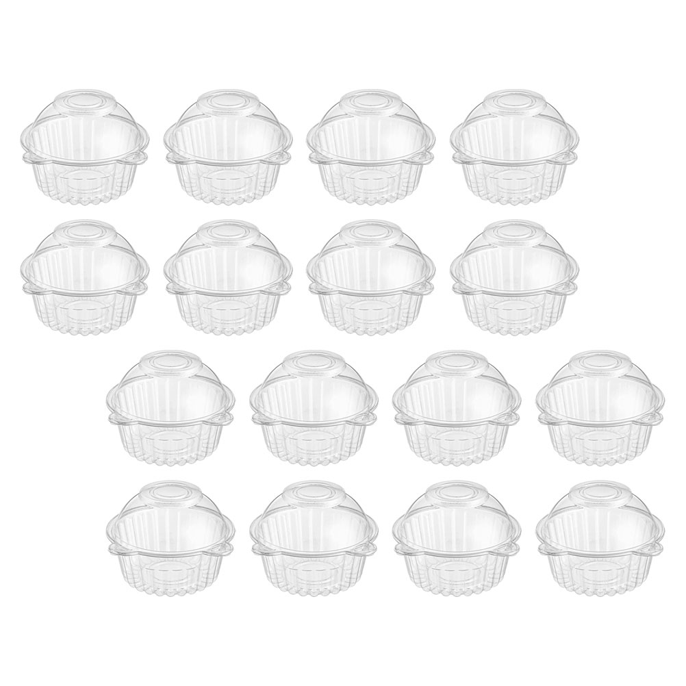 50pcs Cake Storage Case Cake Carrier Container Fresh Keeping Box Cake Packaging Box