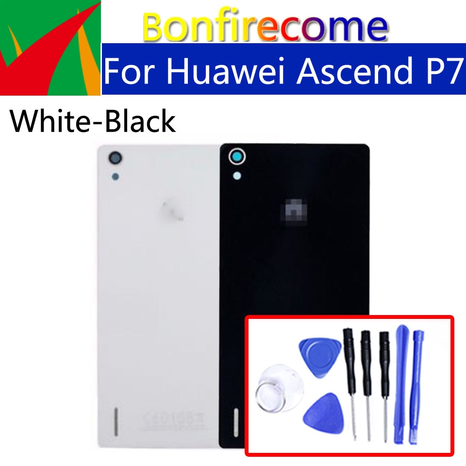 Voor huawei ascend  p7 achterklep batterijklepje achterklep behuizing behuizing voor  p7-l10 p7-l00 p7-l05 behuizing vervanging