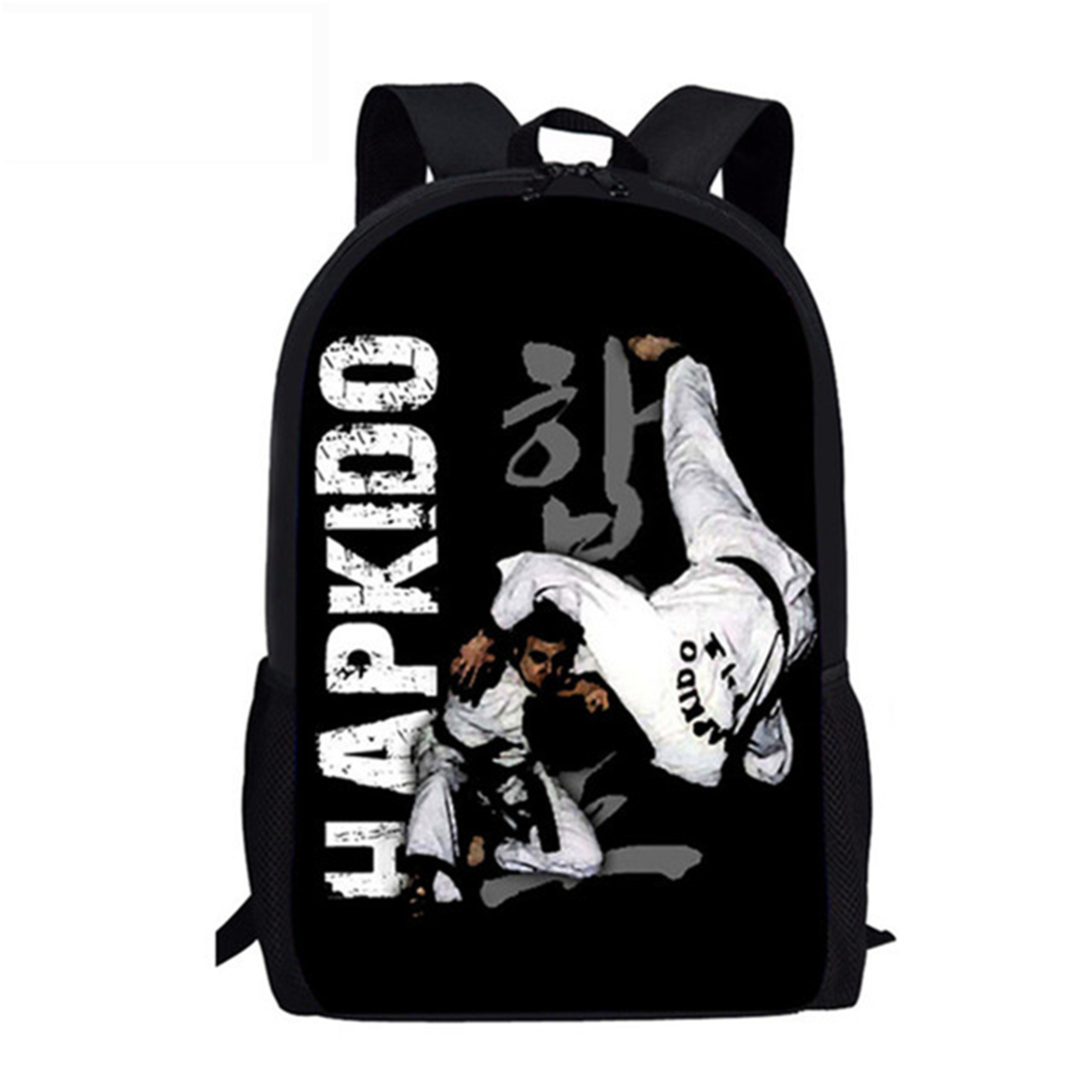Bolsa Escolar Kongfu Judo para niños, mochila con estampado de Aikido para niñas y niños de 3 a 8 años: HK3237C