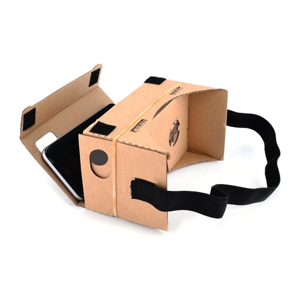 Virtual reality DIY Cardboard 3D VR Glasses Paper Virtual Reality Goggles 3D Glasses Smartphone Helmet Headset Lens VR Box #42