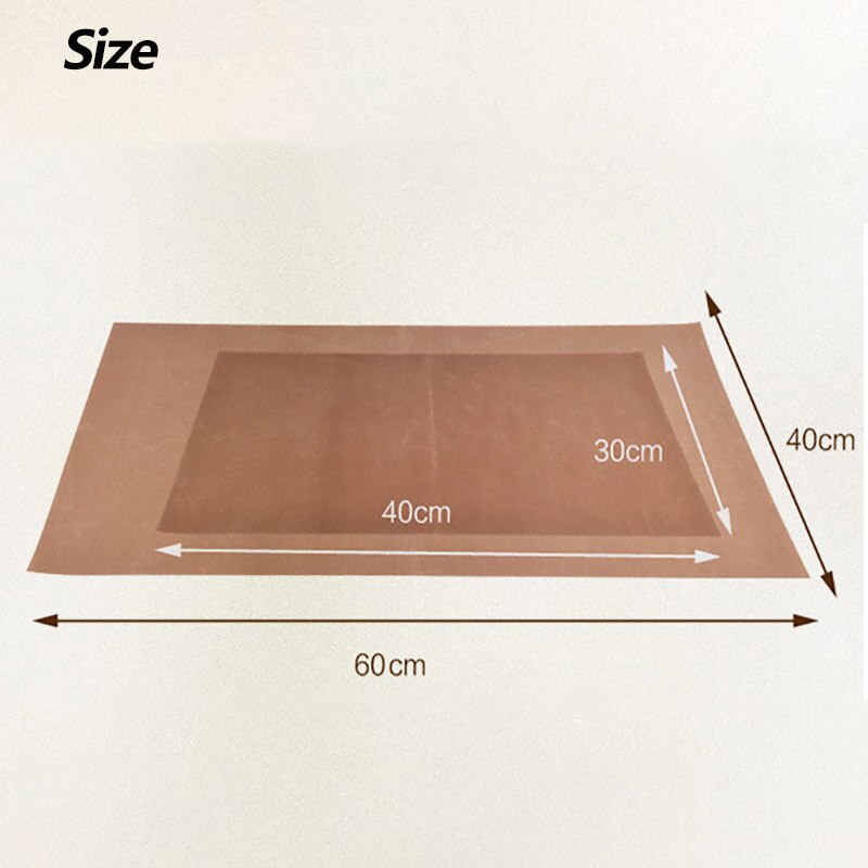 wiederverwendbar nicht Stock Backen Papier Hohe Temperatur Beständig Blatt Ofen Mikrowelle Grill Backen matt Wachstuch Pad 30x4 0cm/40x60cm