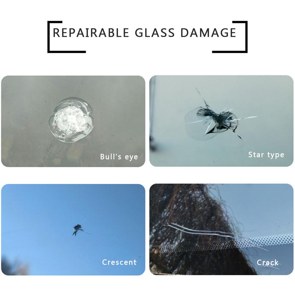 Car Repair Kit Agent Windshield Repair Kit DIY Car Tool Glass Scratch Crack Restore Window Glass Repair Resin Curing Glue