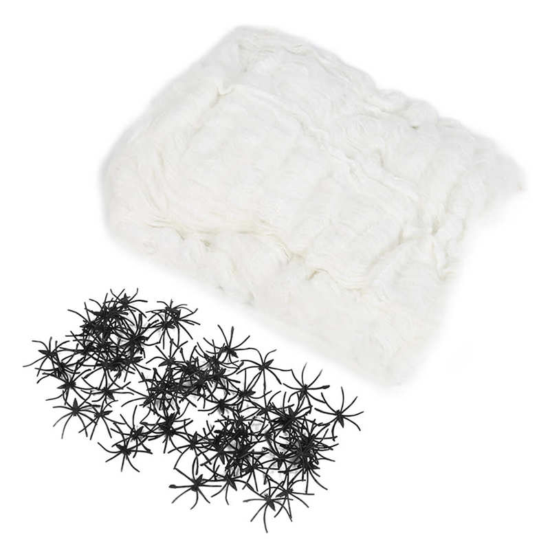 Halloween Stretch Spider Webs 800 Sqft Spooky Cobwebs Scary Cobweb Decor for Party Yard for Haunted House