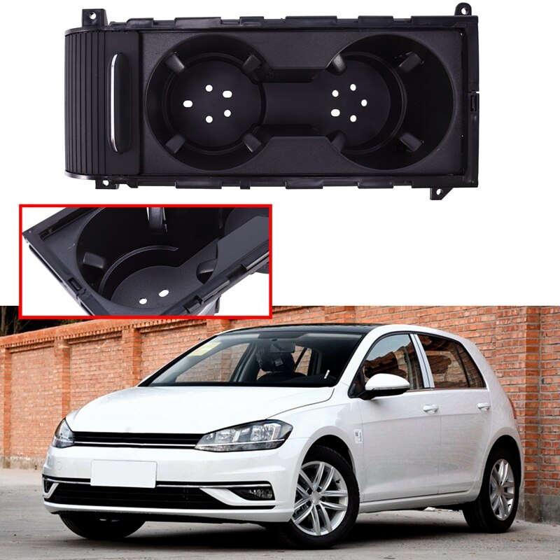 Center Console Cup Holder Storage Box with Sliding Lid for Golf 7 MK7 5GG862531 5GG 862 531