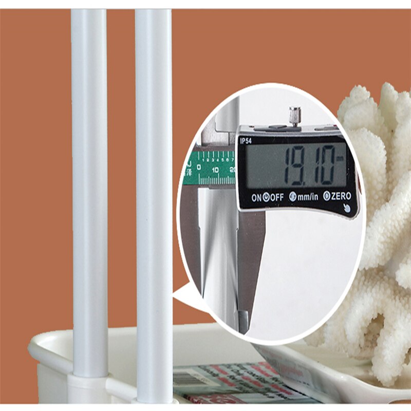 KingYee Kitchen trolley 3Tier utility Cart multi-function trolley storage trolley kitchen foldable trolley Rolling Metal trolley