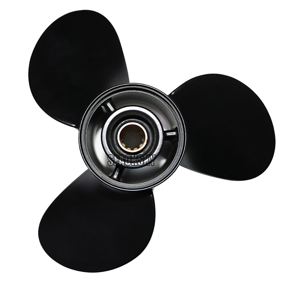 Outboard Propeller 10 1/4x13 for Suzuki Boat Engine DF20/25 DT25C DT30C DF25 DF30 DT20 DT25 10 Spline 58100-96440-019