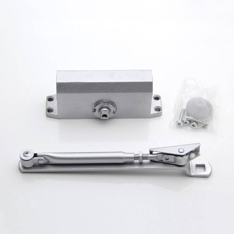 Automatic Hydraulic Arm Door Closer Stopper Mechanical Speed Control Up to 45KG