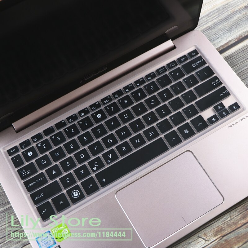 Silicone Keyboard Cover Protector for ASUS ZenBook UX300 UX300U UX300UA UX310 UX330 UX330U UX330UA UX330C UX305FA 13.3 Inch