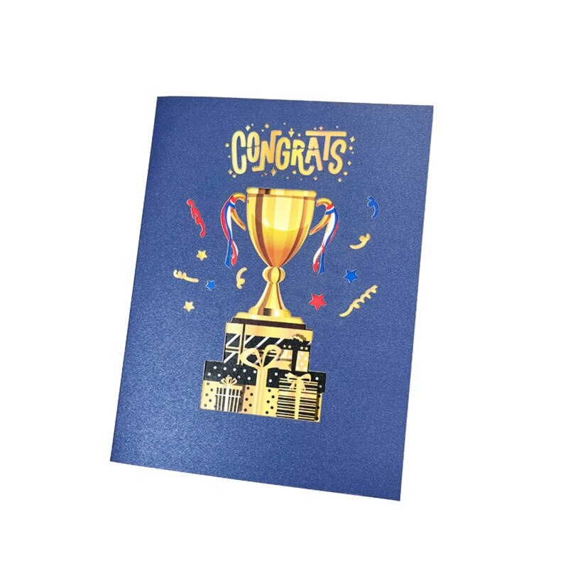 3D Happy Graduation Pop up Card Blessing Message Greeting Cards for High School College Students Graduate Congratulations