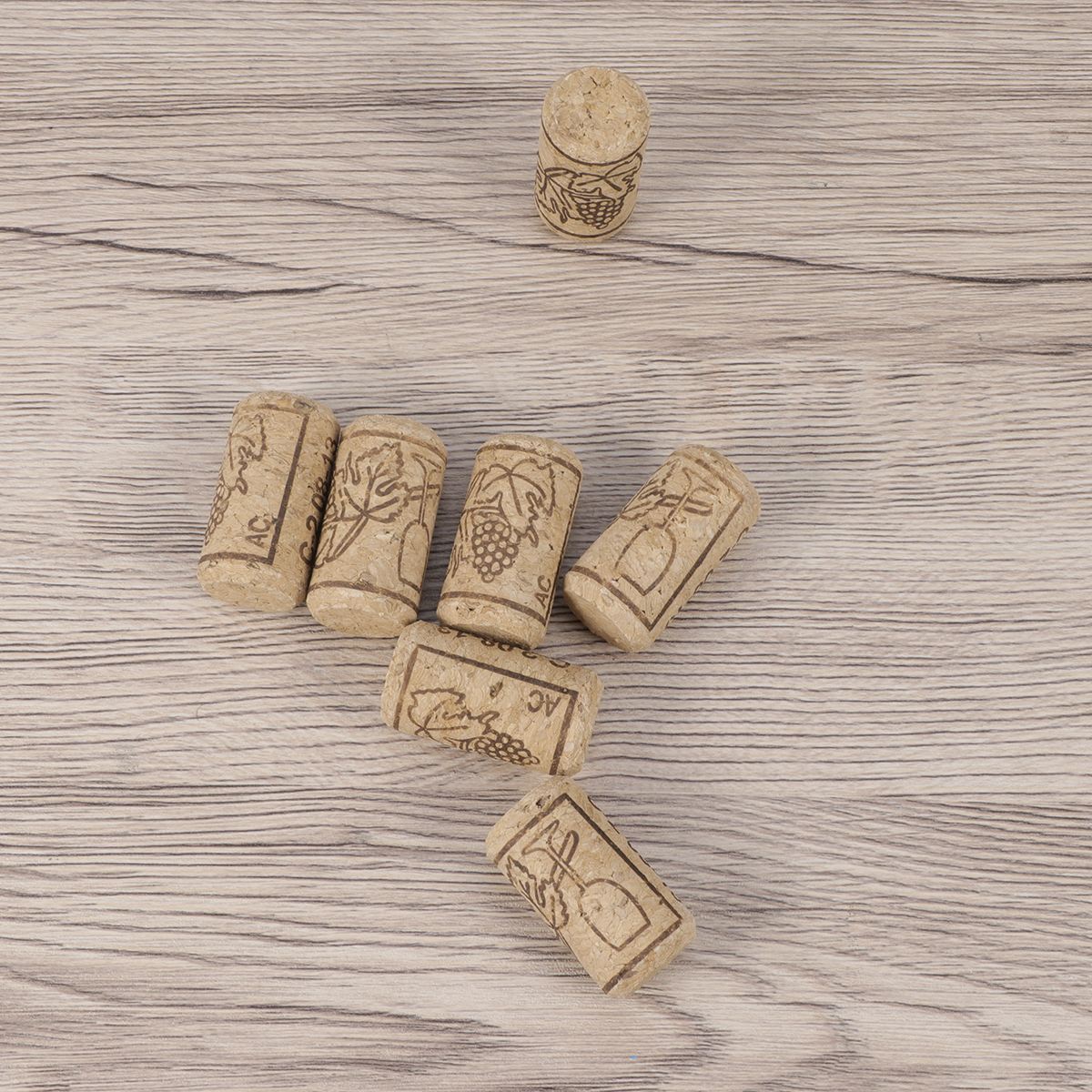 100Pcs Wijn Kurk Creatieve Afdichting Functionele Herbruikbare Wijn Fles Deksel Fles Sluiting Houten Afsluitdeksel Wijn Kurk Voor Fles