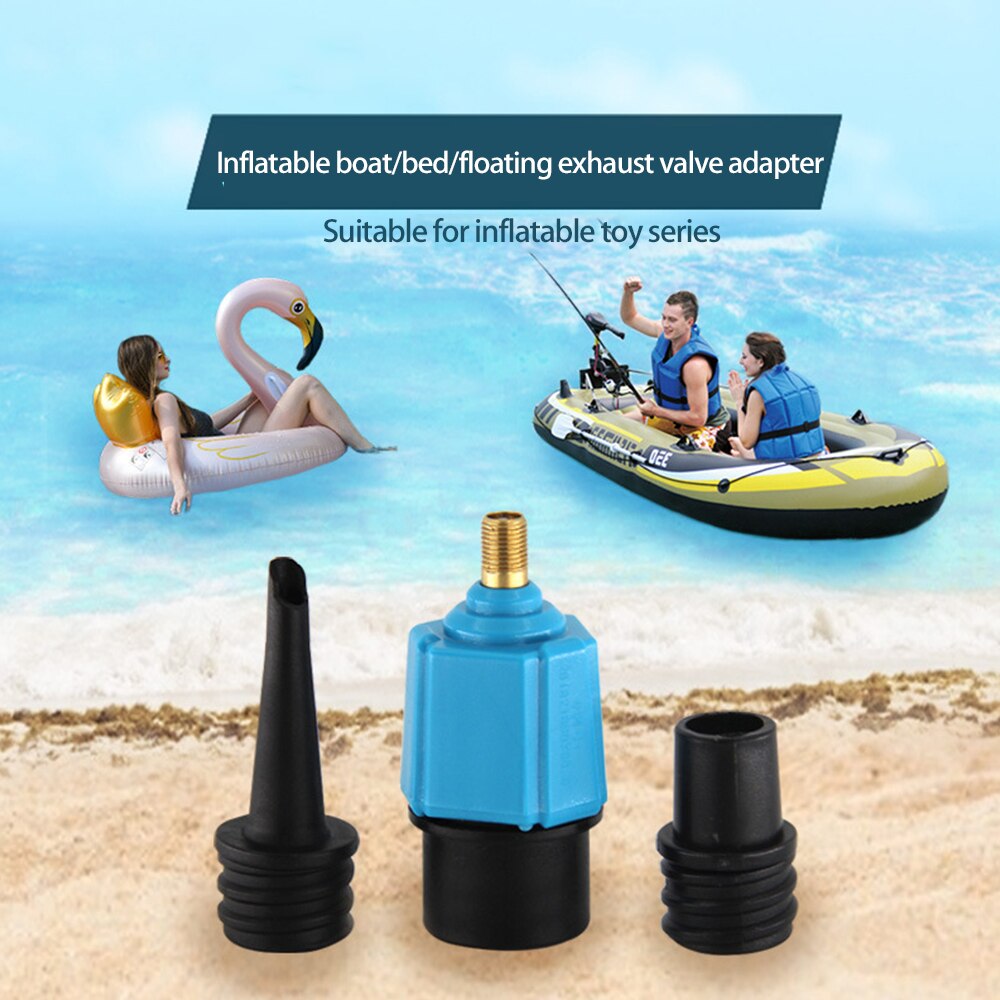 Air Pump Converter Inflator Valve Adapter Inflatable Boat Pump Adapter Inflatable Bed Inflation Valve Inflation Valve Adapter