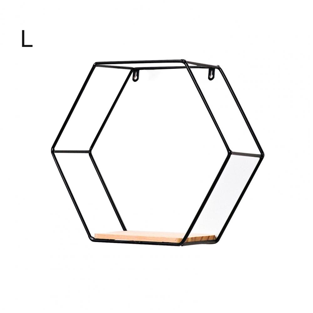 Estante de pared, estantes flotantes, soporte de almacenamiento hexagonal montado en la pared, estante de almacenamiento para dormitorio, sala de estar, decoración organizadora de oficina: Azul