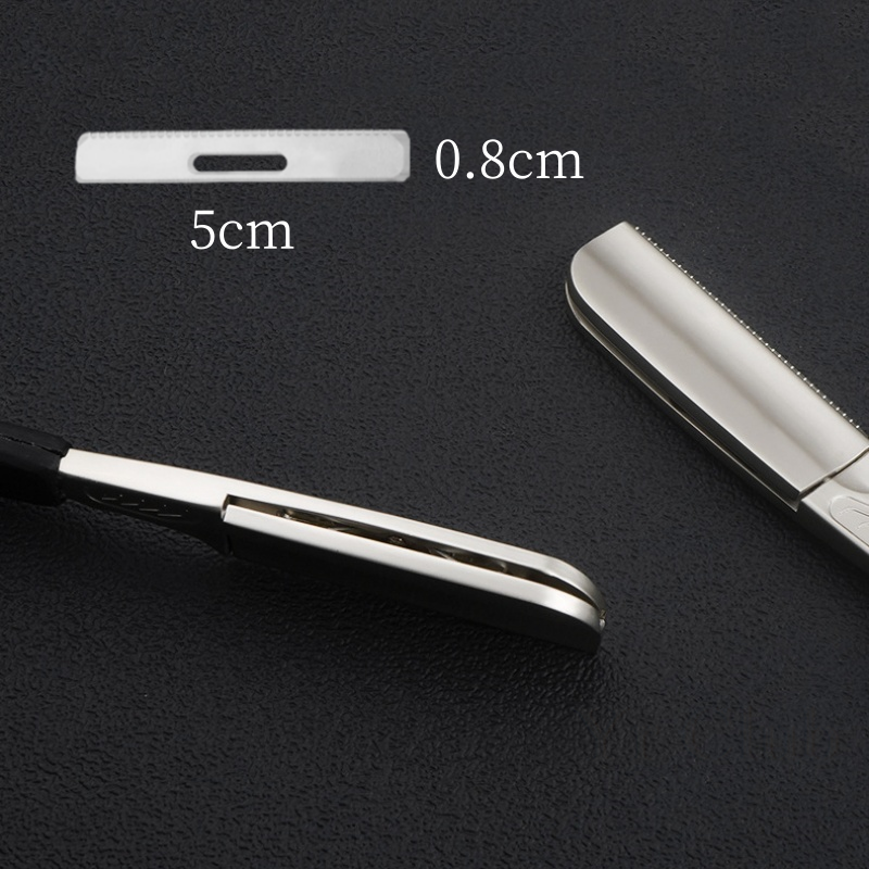 Maquinilla de afeitar de seguridad japonesa con mango recto, afeitadora de aleación de Zinc, recortadora de barba de madera, cuchilla de pluma, cuchillo de afeitar, herramientas de barbería de descanso