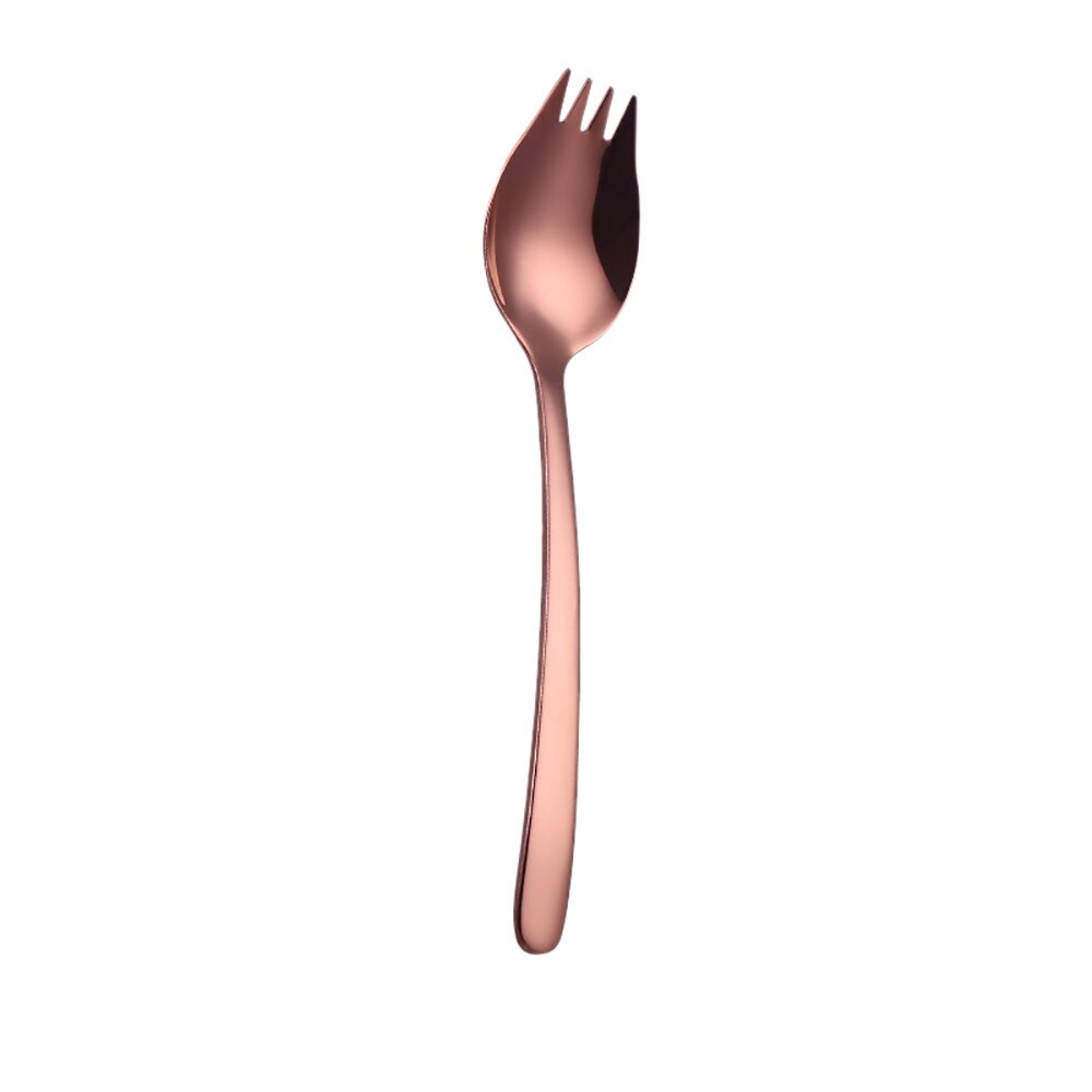 Kleurrijke Lepel Vork Handvat Fruit Vork Bestek Koffie Drinken Gereedschap Keuken Gadget Salade Vork Lepel Servies #25: D