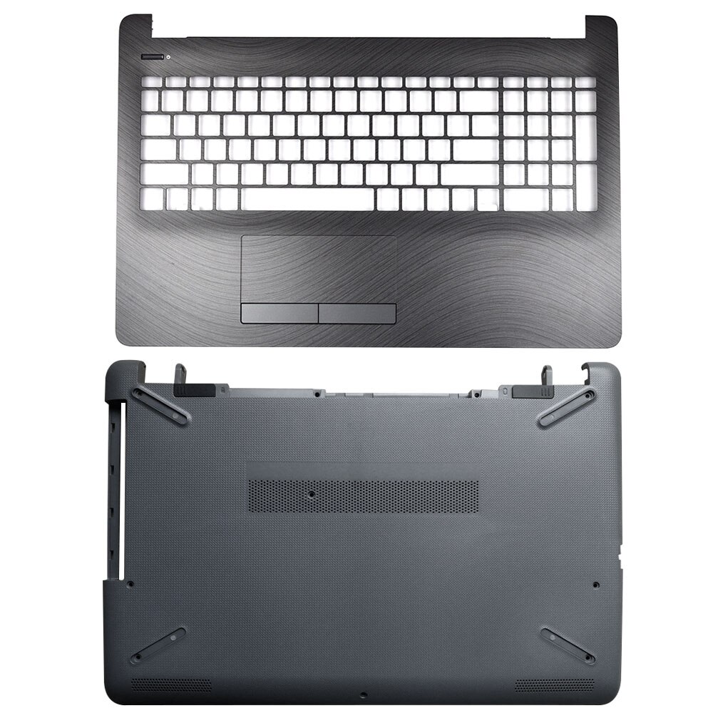 Laptop LCD Back Cover/Front bezel/LCD Hinges/Palmrest/Bottom Case For HP 15-BS 15T-BS 15-BW 15Z-BW 250 G6 255 G6 929893-001 Gray