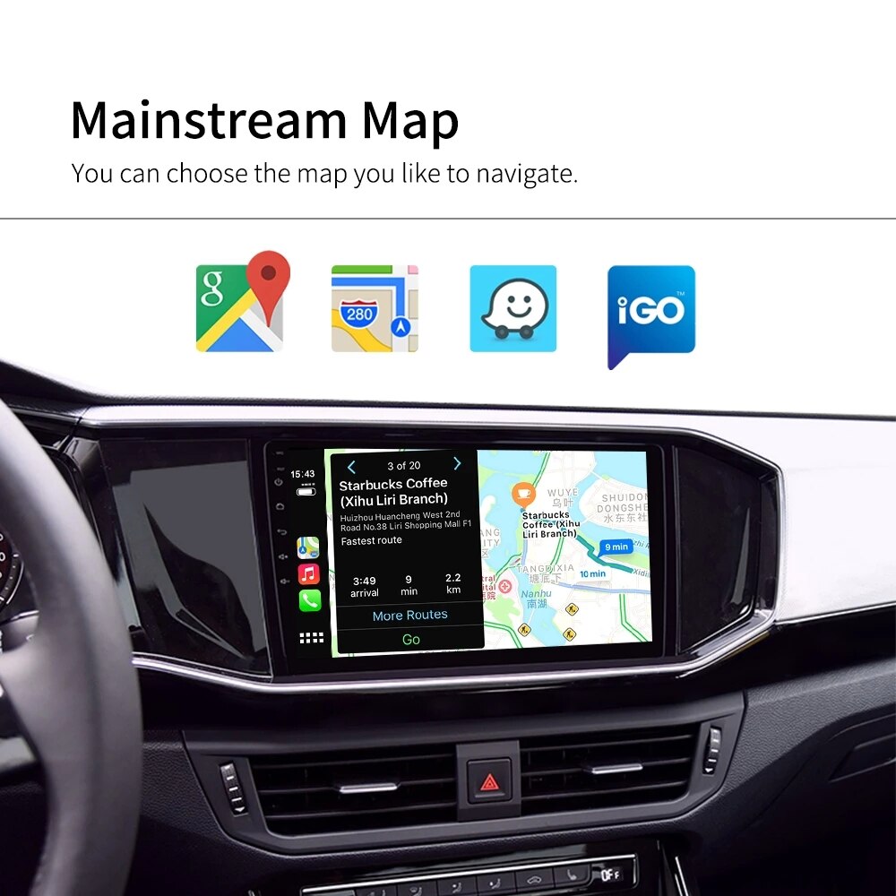 Carlinkit-Accesorio para reproductor multimedia de coche, activador inalámbrico compatible con Android y iPhone, color negro, con conexión USB para escuchar música a través de Autokit y CarPlay