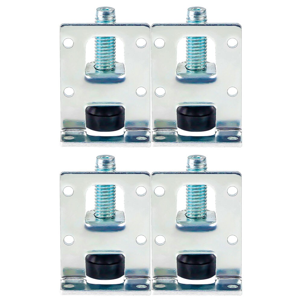 4pcs Heavy Duty Steel Protect Floor Anti Slip Adjustable Height Home Furniture Leg Leveler Foot Screws For Table Small Feet