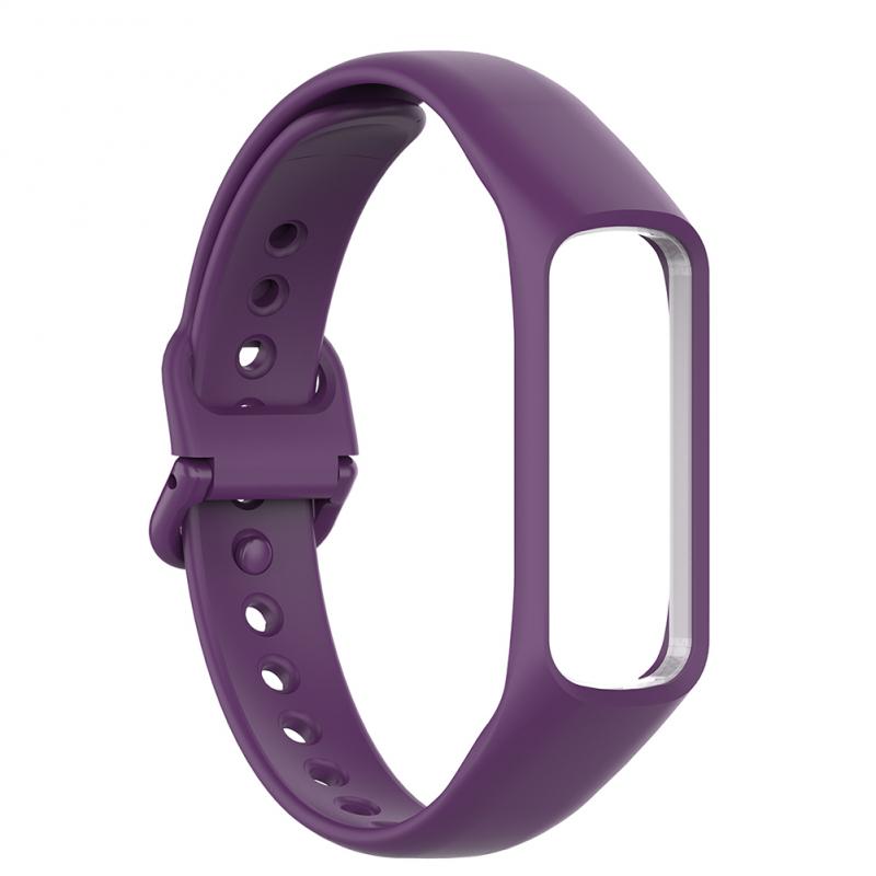 Cinturino di Vigilanza del Silicone Della Fascia di Polso per Samsung Galaxy Fit-e R375 Smart Watch Band Per La Misura E Inseguitore di Fitness wristband Accessori: Purple