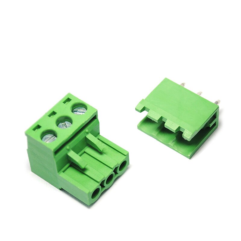 10PCS KF2EDGK 5.08mm plug-in terminal block pcb connector 2P / 3/4/5/10 / 12P straight bent foot